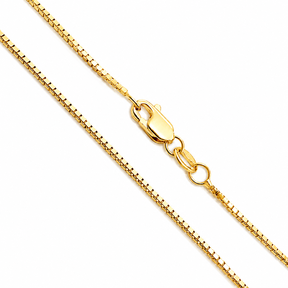 Box - 0.7mm - Yellow 10k Gold Chain