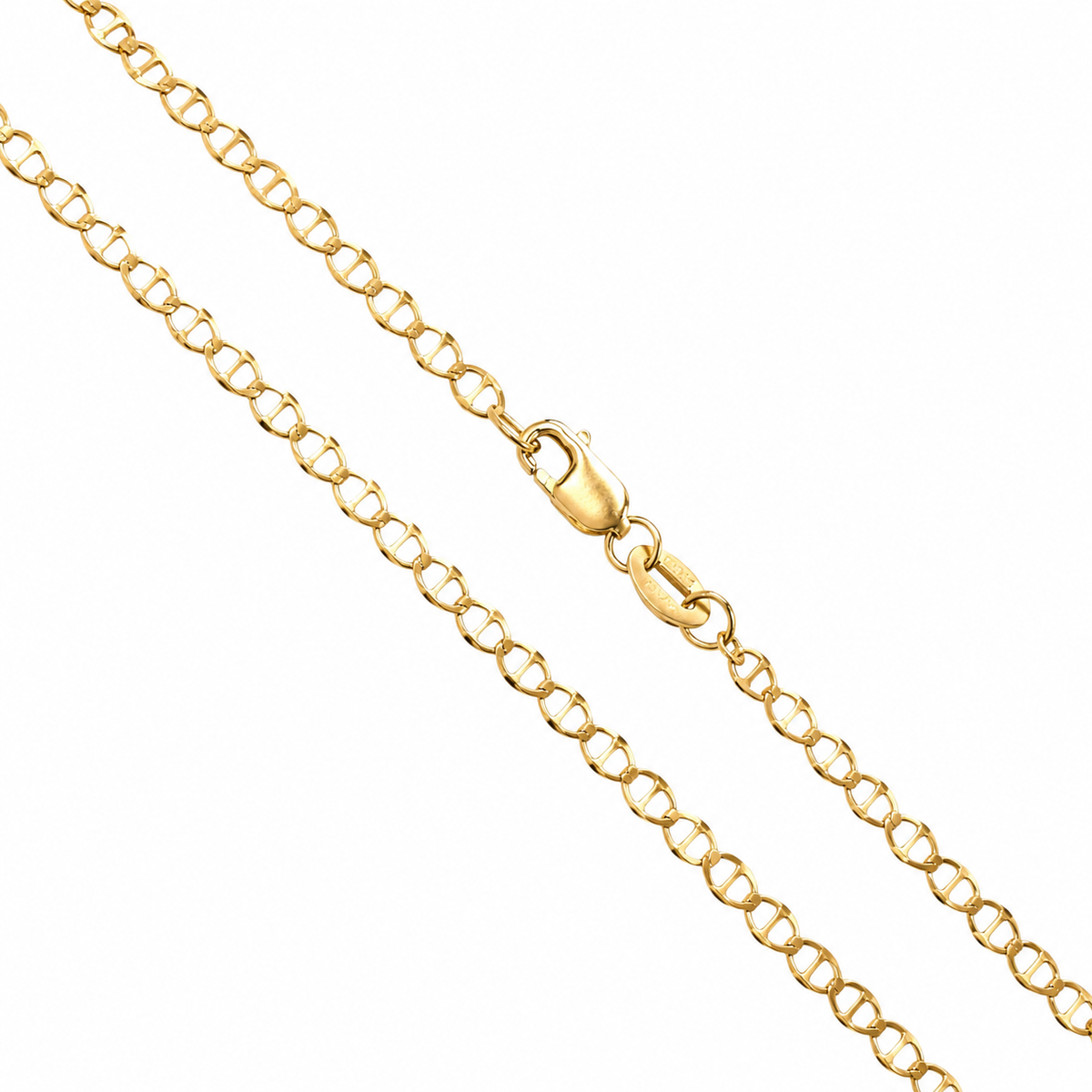 Mariner - 2mm - Yellow 10k Gold Chain