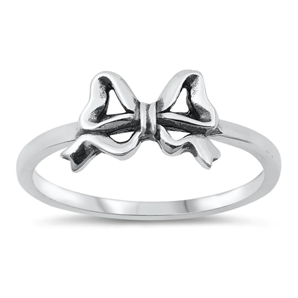 Wholesale Sterling Silver Bow Ribbon Rings – Shrum & Cooper