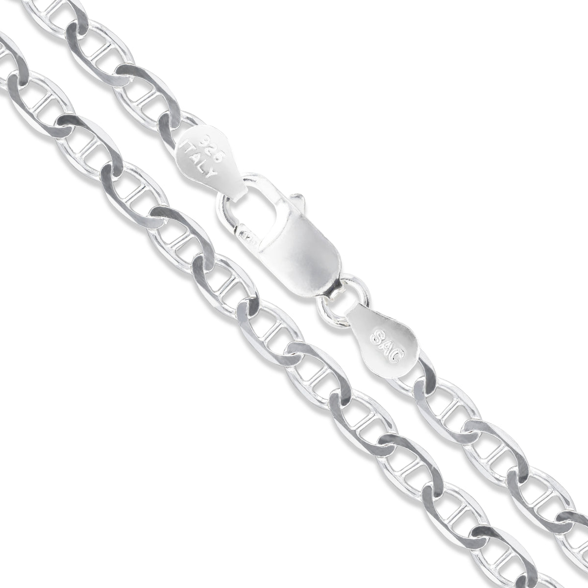 Marina 100 - 4.5mm - Sterling Silver Marina Chain Necklace