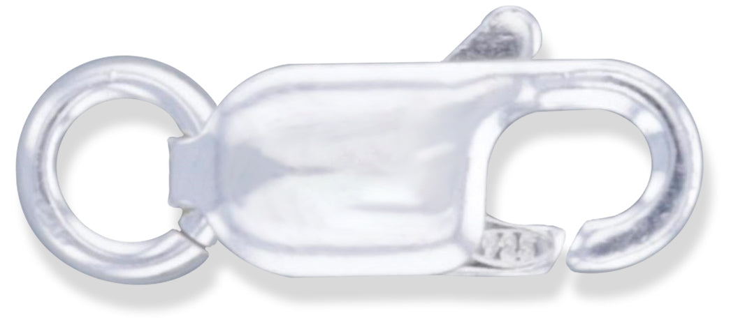 Lobster Claw Clasp - 9mm - Sterling Silver