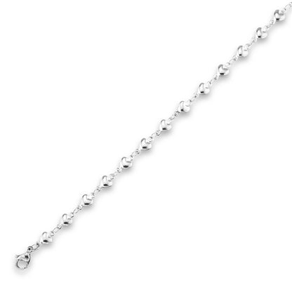 Stainless Steel Heart Anklet