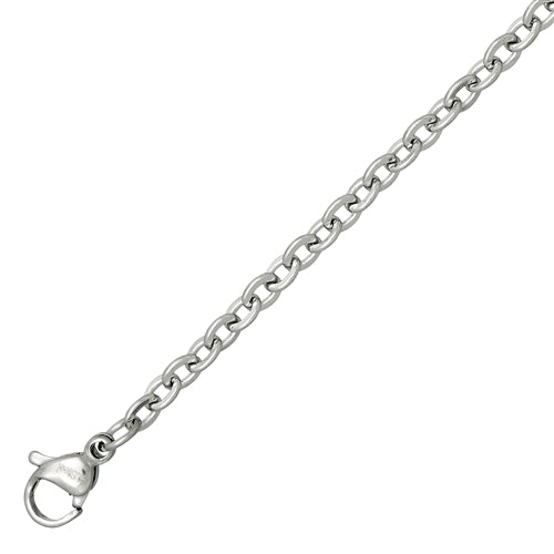 3mm Stainless Steel Flat Cable Chain