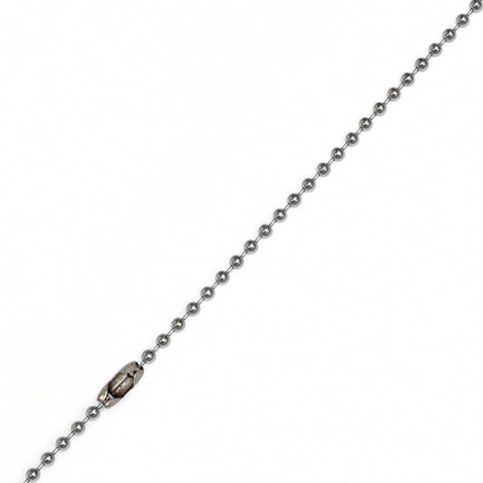 4mm Stainless Steel Ball Bead Dog Tag Chain