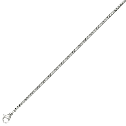 1.2mm Stainless Steel Rounded Box Chain