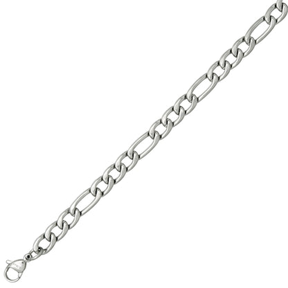 6mm Stainless Steel Figaro Chain