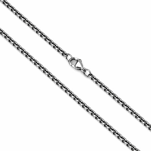 3mm Stainless Steel Round Box Chain