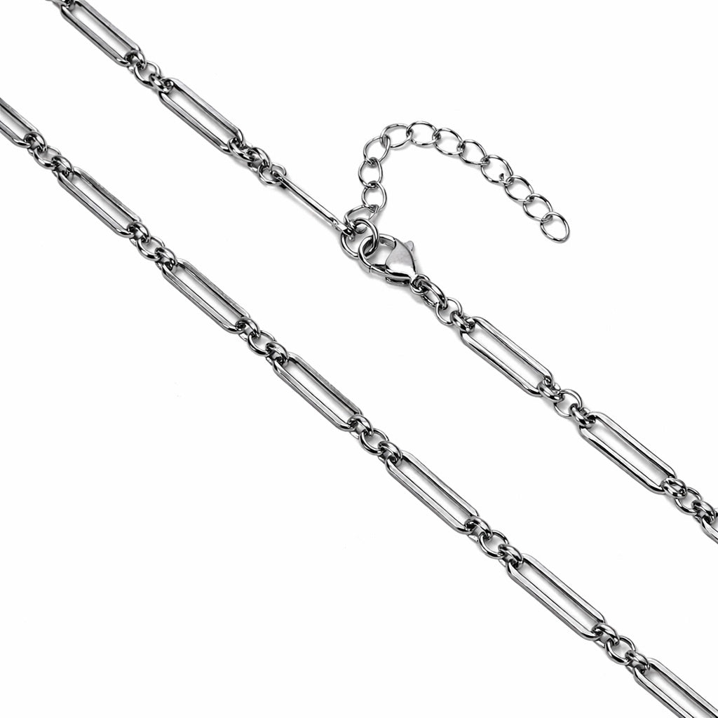 4.5mm Stainless Steel Paperclip Rolo Dash Link Chain