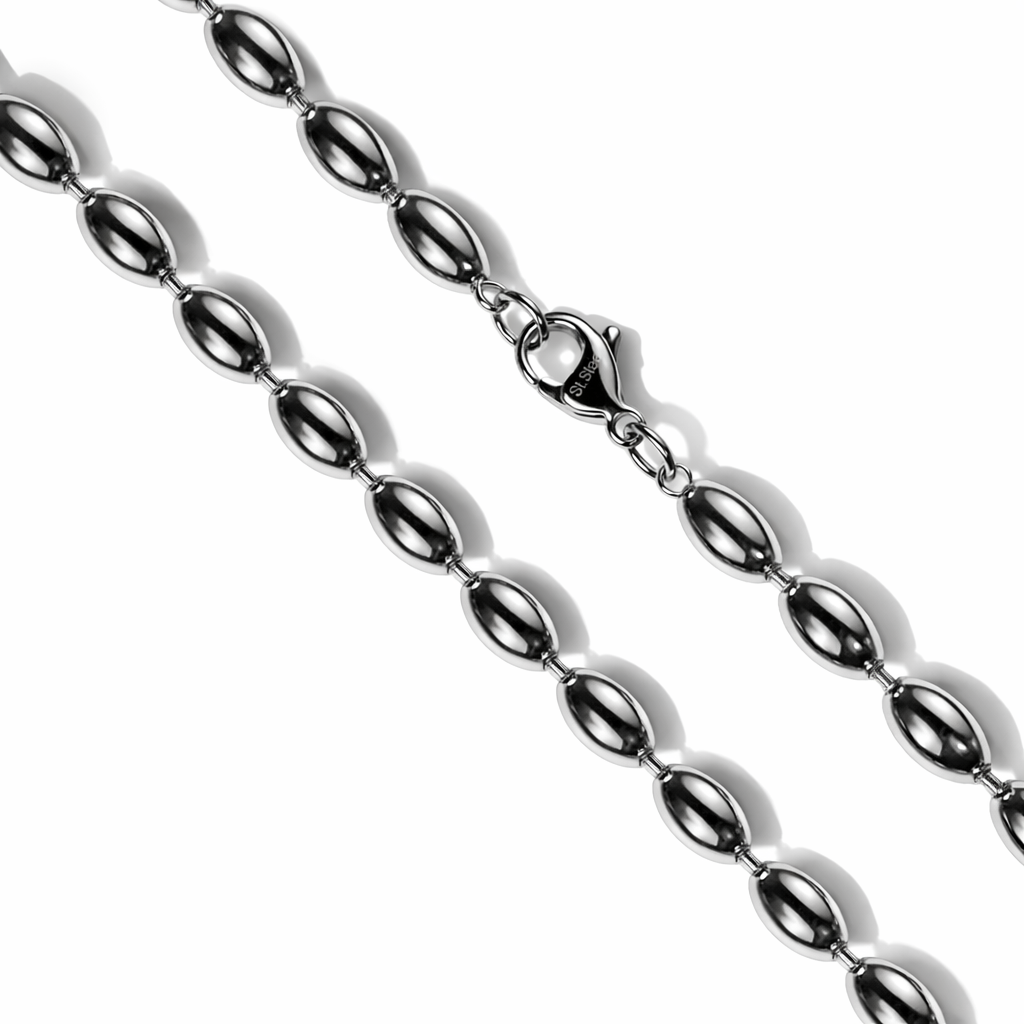 4mm Stainless Steel Oval Bead Chain