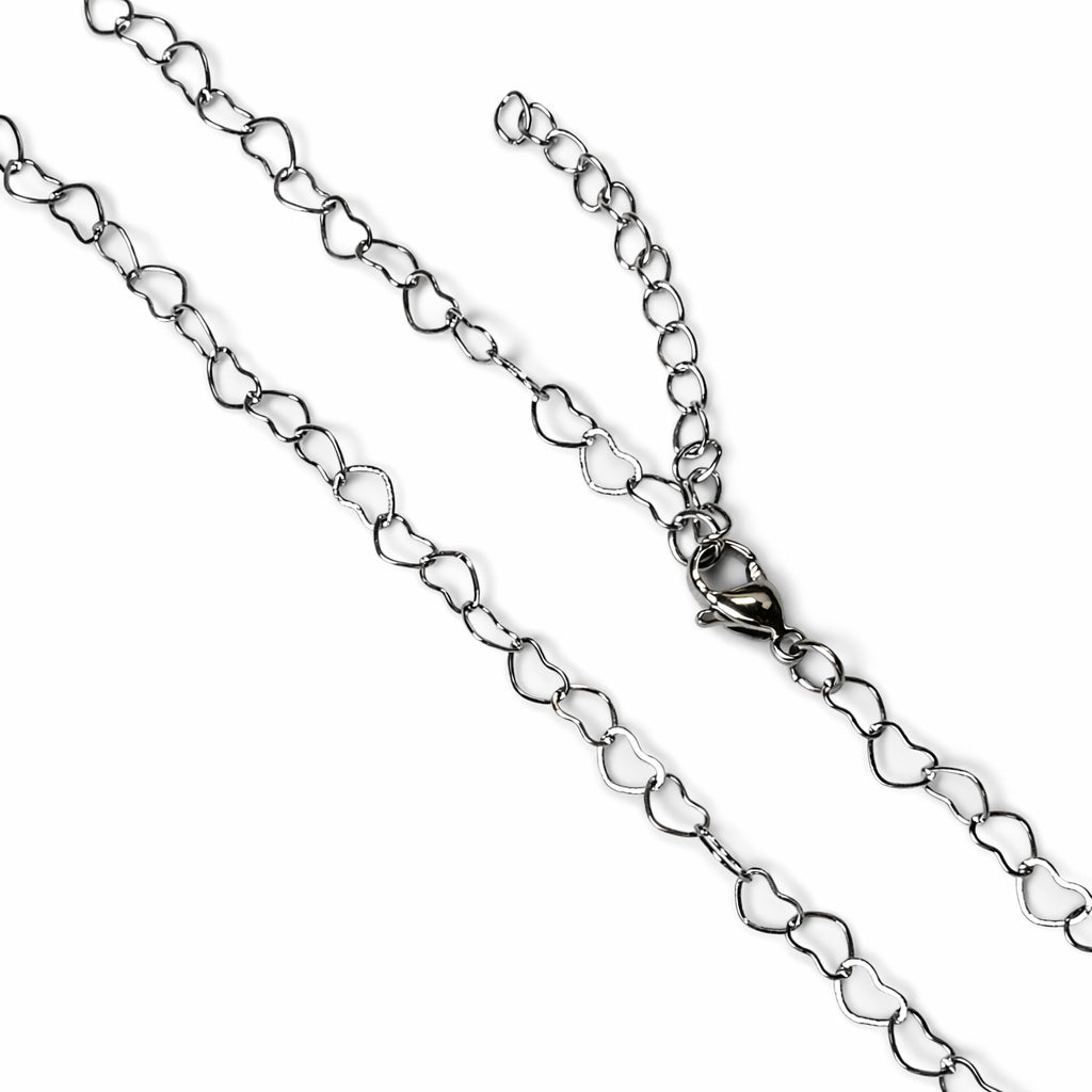 3.5mm Stainless Steel Heart Chain