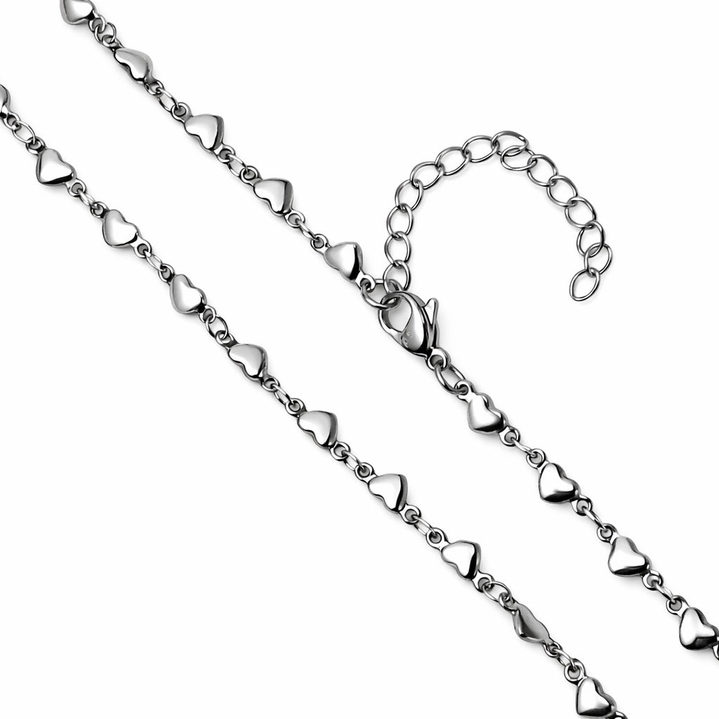 5mm Stainless Steel Heart Chain