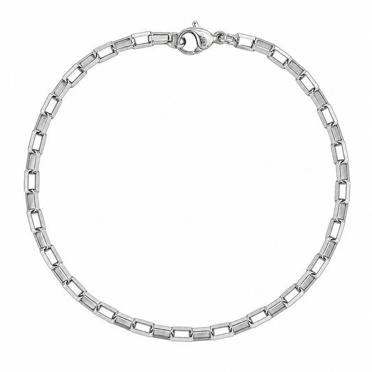 Stainless Steel Long Box Rectangular Link Chain