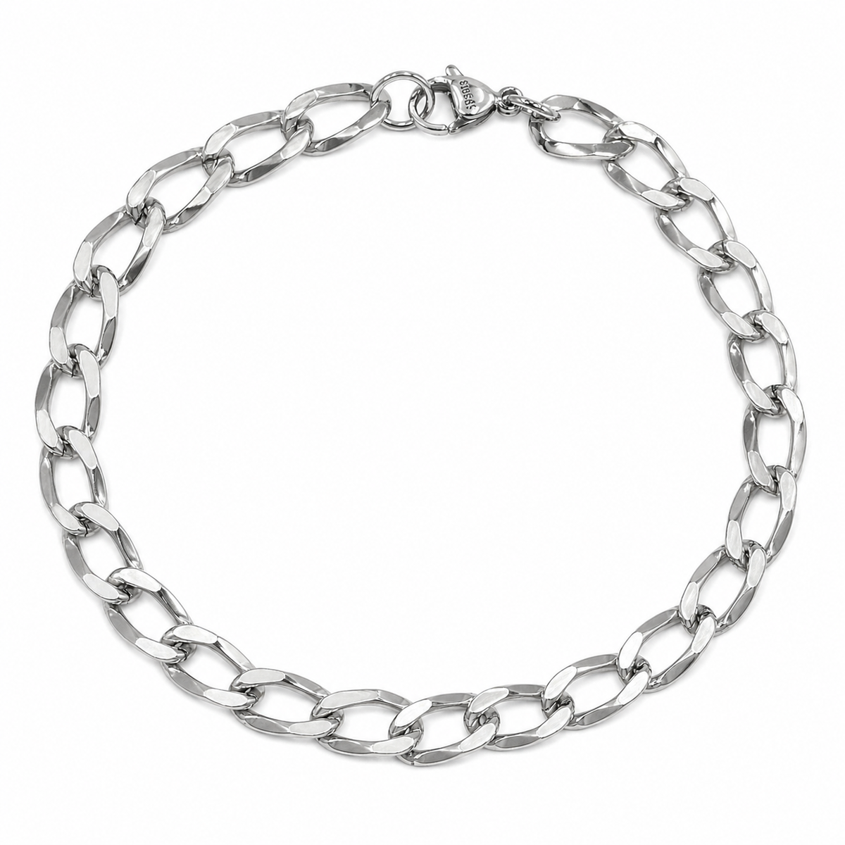 Stainless Steel 5.6mm Square Twisted Link Deep Curb Chain
