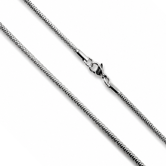 Stainless Steel 2.6mm Mesh Link Net Popcorn Chain