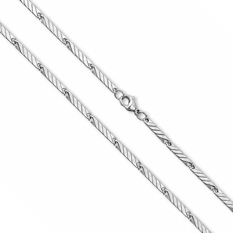 Stainless Steel Heavy Square Bar Link Chain