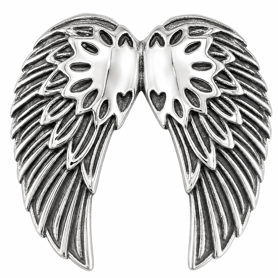 Stainless Steel Angel Wings Pendant