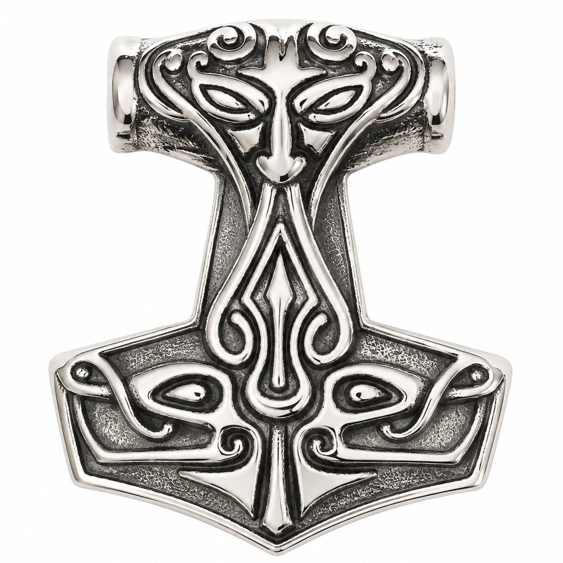 Stainless Steel Viking Hammer Celtic Charm Pendant