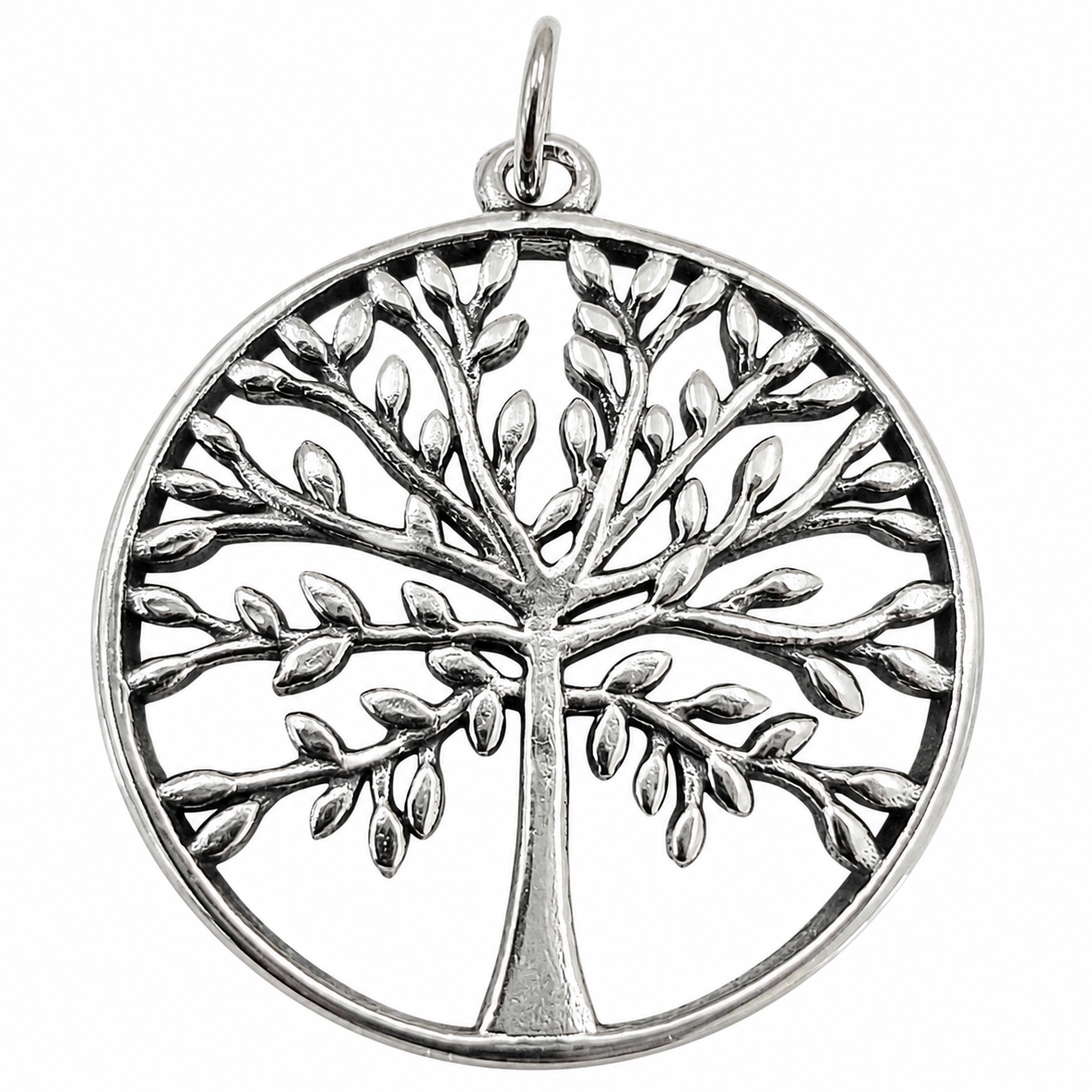 Stainless Steel Tree of Life Charm Pendant