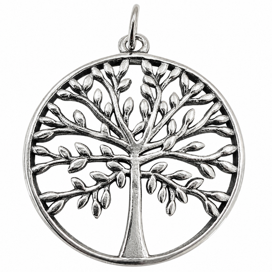 Stainless Steel Tree of Life Charm Pendant