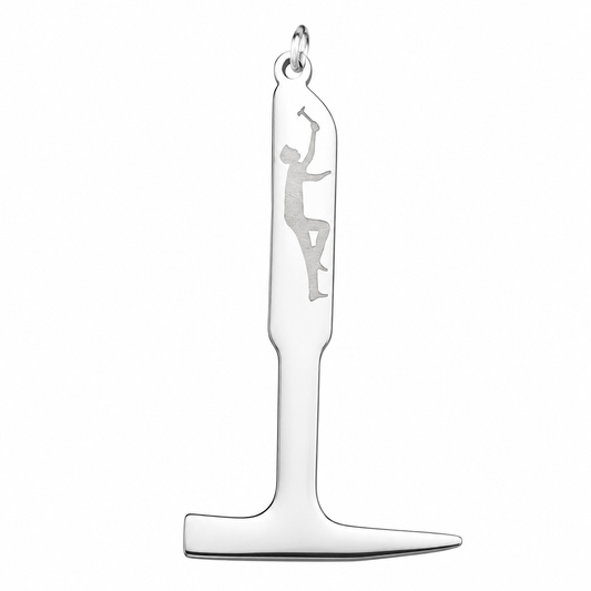 Stainless Steel Rock Climber Outdoor Sport Charm Pendant