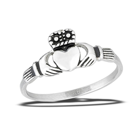 Stainless Steel Claddagh Ring