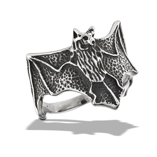 Stainless Steel Cool Flying Bat Ring With Very Highly Polished Inside