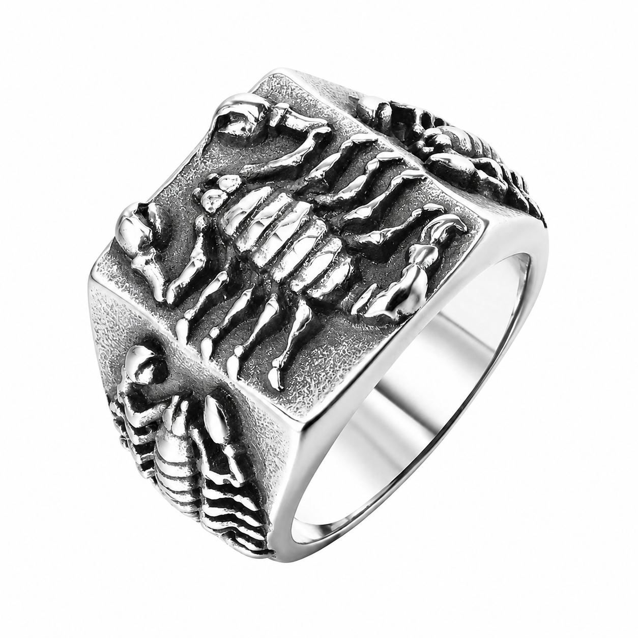 Stainless Steel Scorpion Egyptian Animal Ring