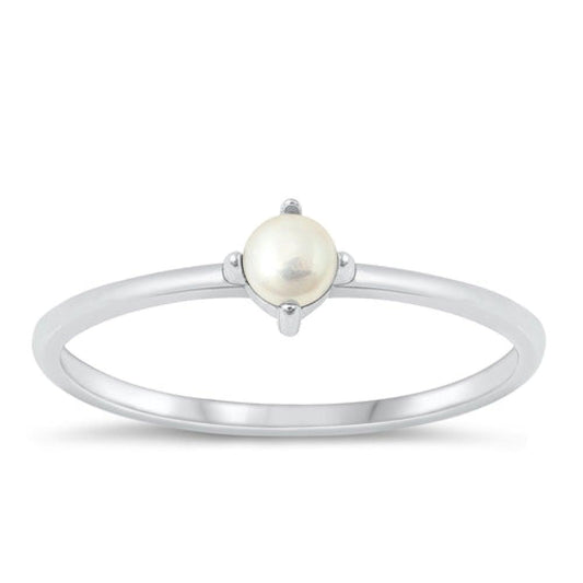 Sterling Silver Freshwater Pearl Ring