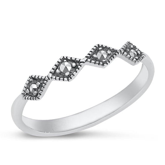 Sterling Silver Marcasite Ring