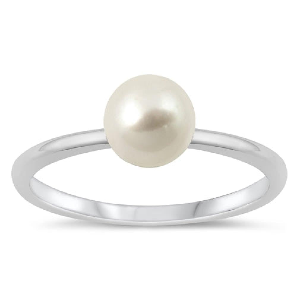 Sterling Silver Freshwater Pearl Ring
