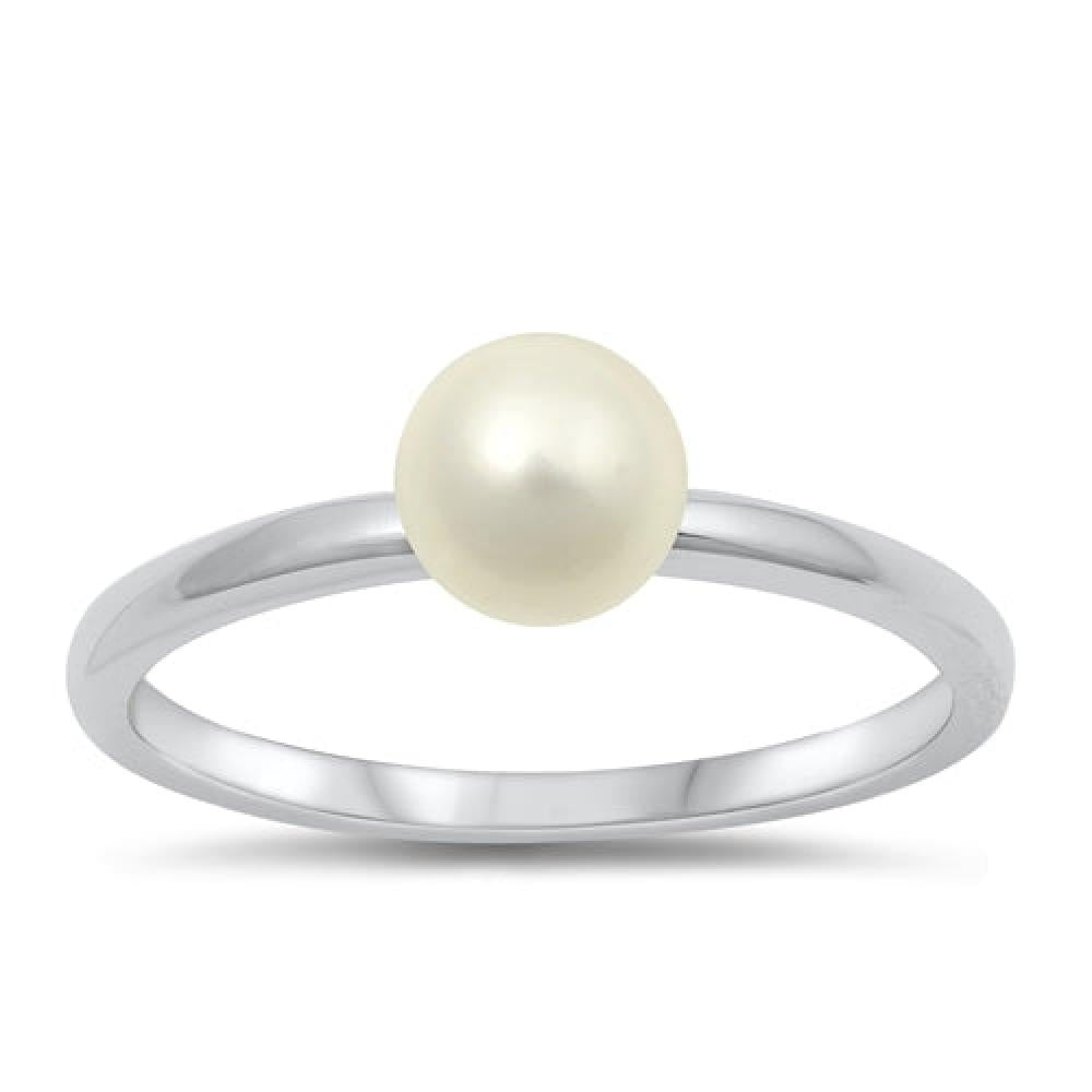 Sterling Silver Freshwater Pearl Ring