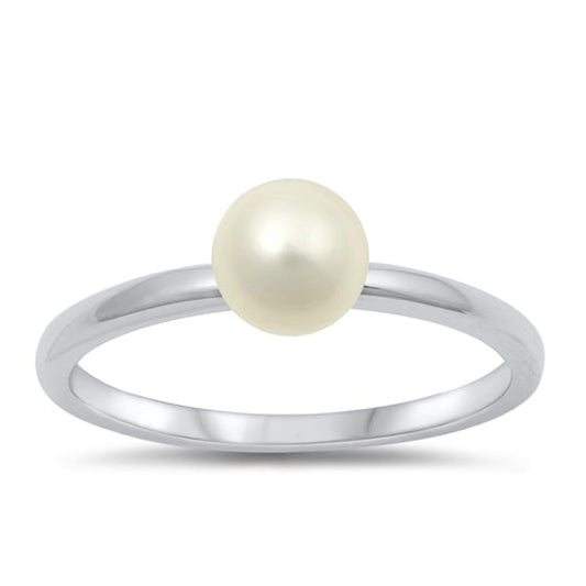 Sterling Silver Freshwater Pearl Ring