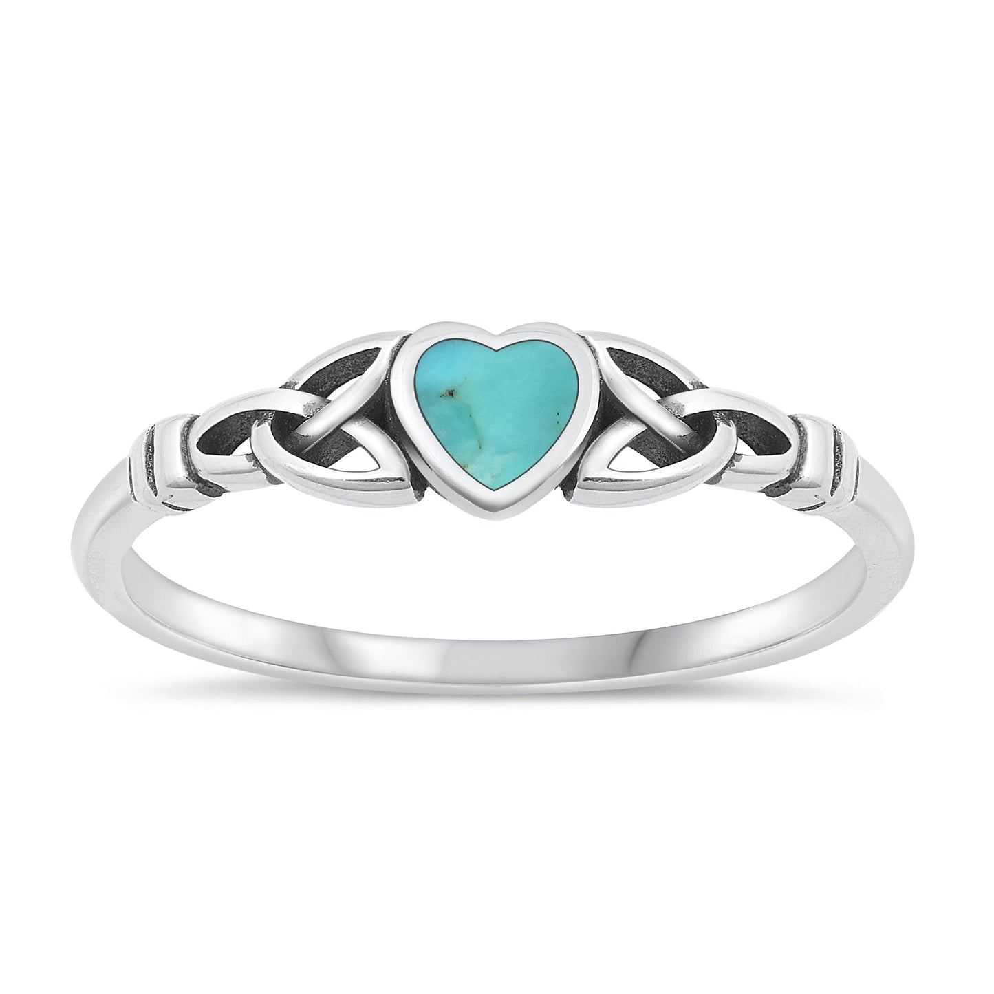 Sterling Silver Genuine Turquoise Ring