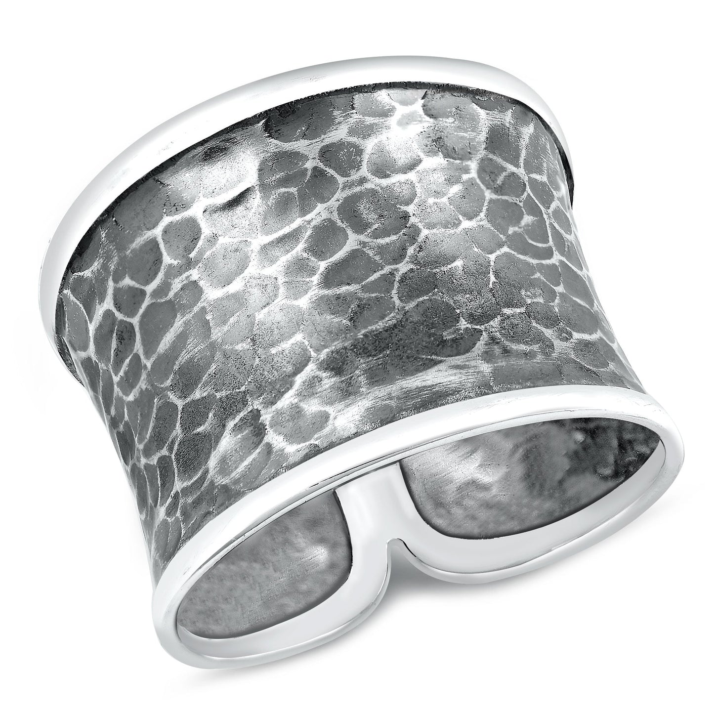 Sterling Silver Thai Hammered Ring