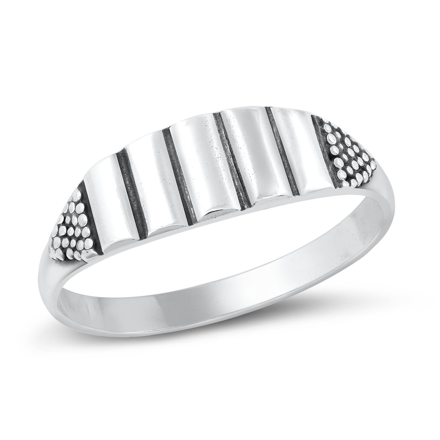 Sterling Silver Bali Ring