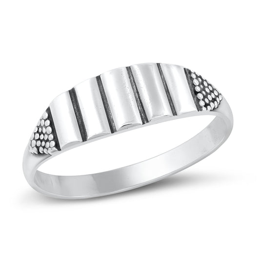 Sterling Silver Bali Ring