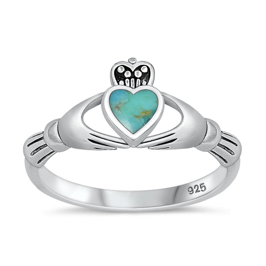 Sterling Silver Genuine Turquoise Ring