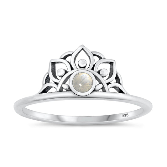 Sterling Silver Moonstone Ring