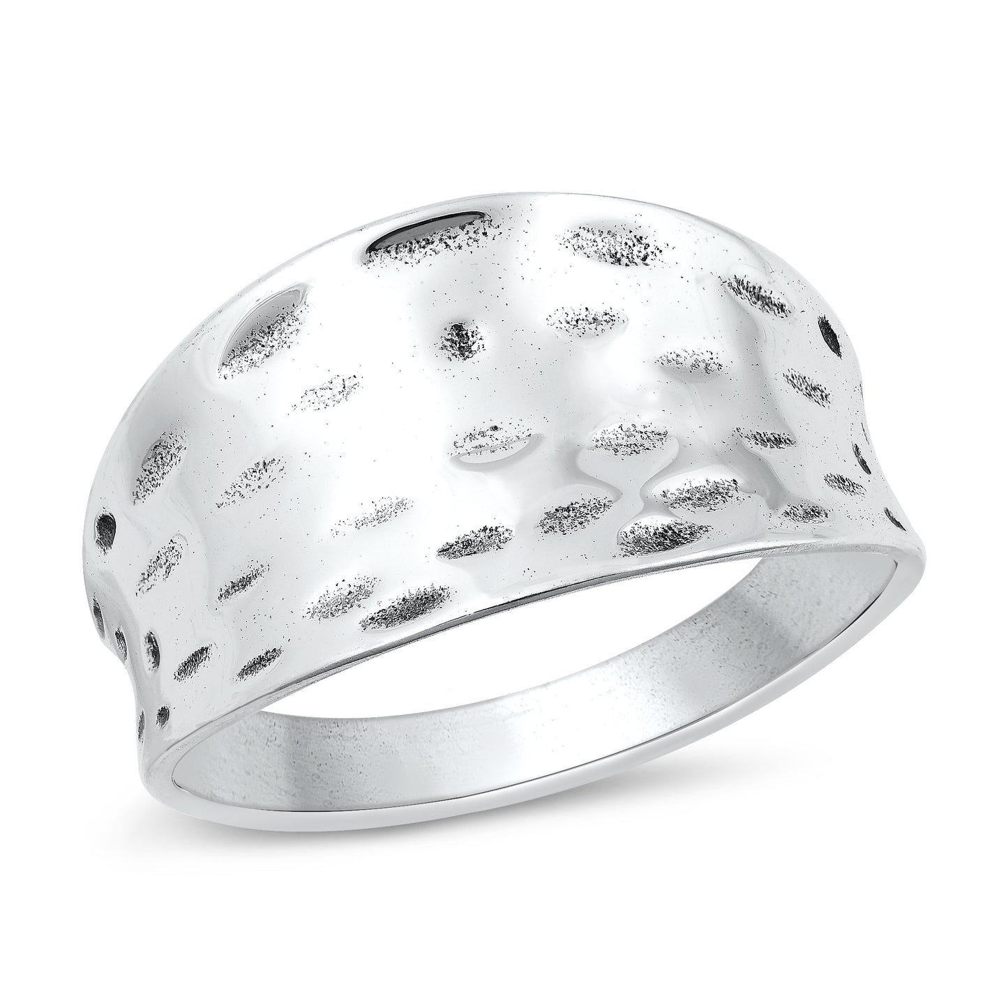 Sterling Silver Concave Ring