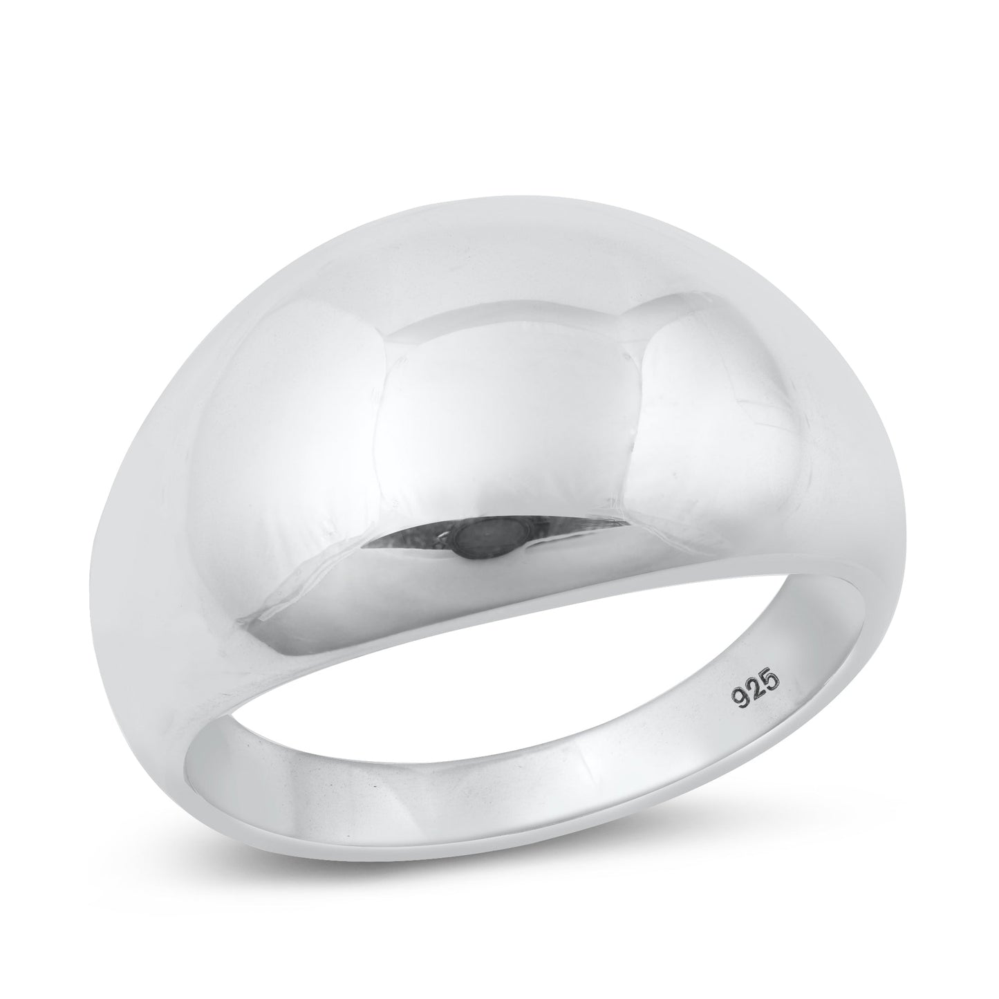 Sterling Silver Dome Ring