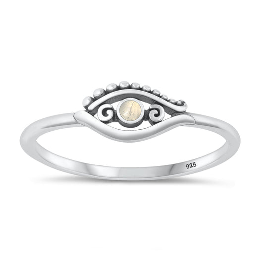 Sterling Silver Moonstone Ring