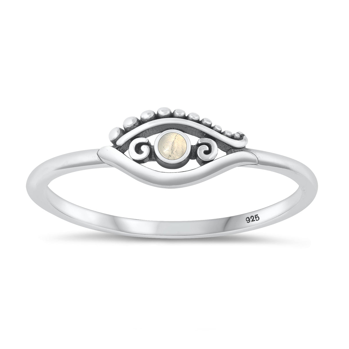 Sterling Silver Moonstone Ring