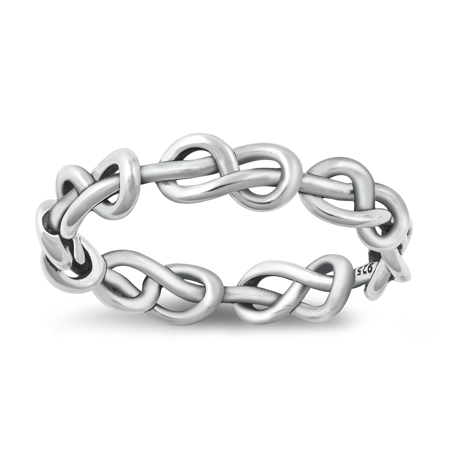 Sterling Silver Infinity Knot Ring