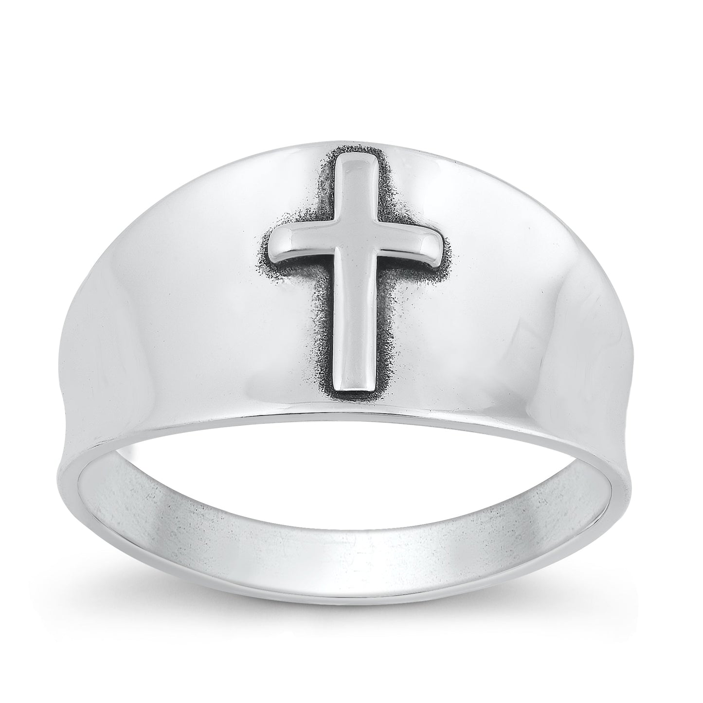 Sterling Silver Cross Ring