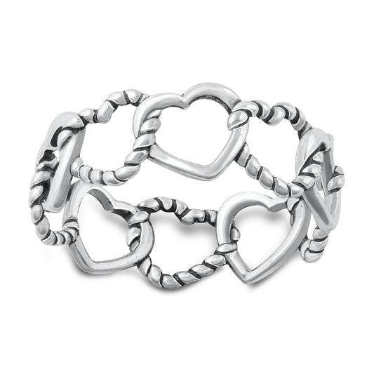 Sterling Silver Heart Ring