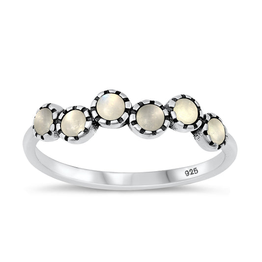 Sterling Silver Moonstone Ring
