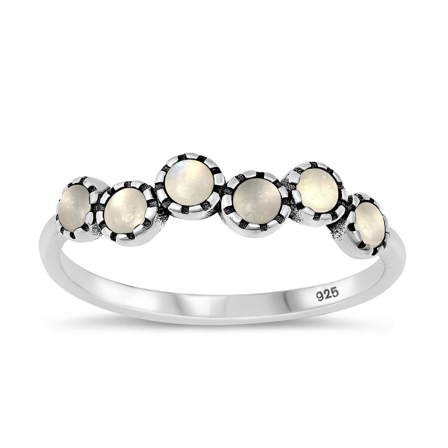 Sterling Silver Moonstone Ring
