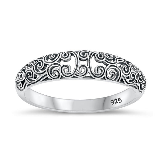 Sterling Silver Filigree Ring