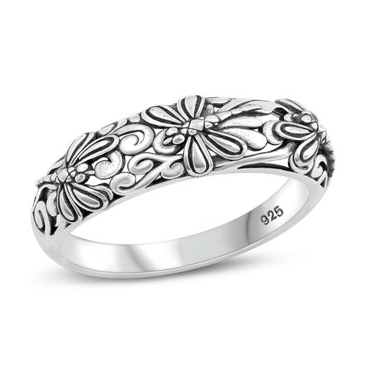 Sterling Silver Dragongfly Ring