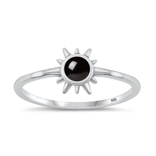 Sterling Silver Sun Ring